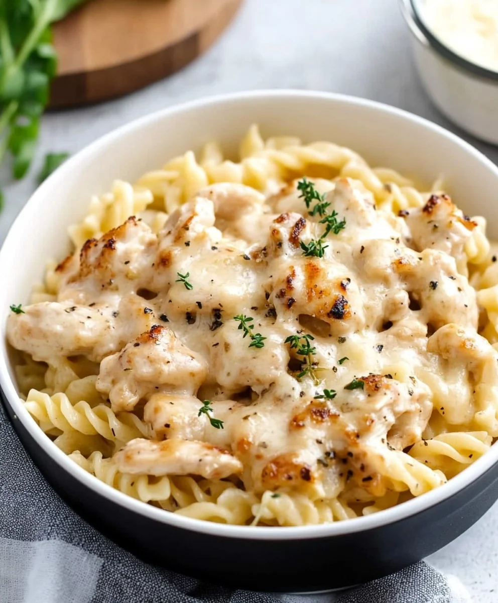 White Cheddar Chicken Pasta
