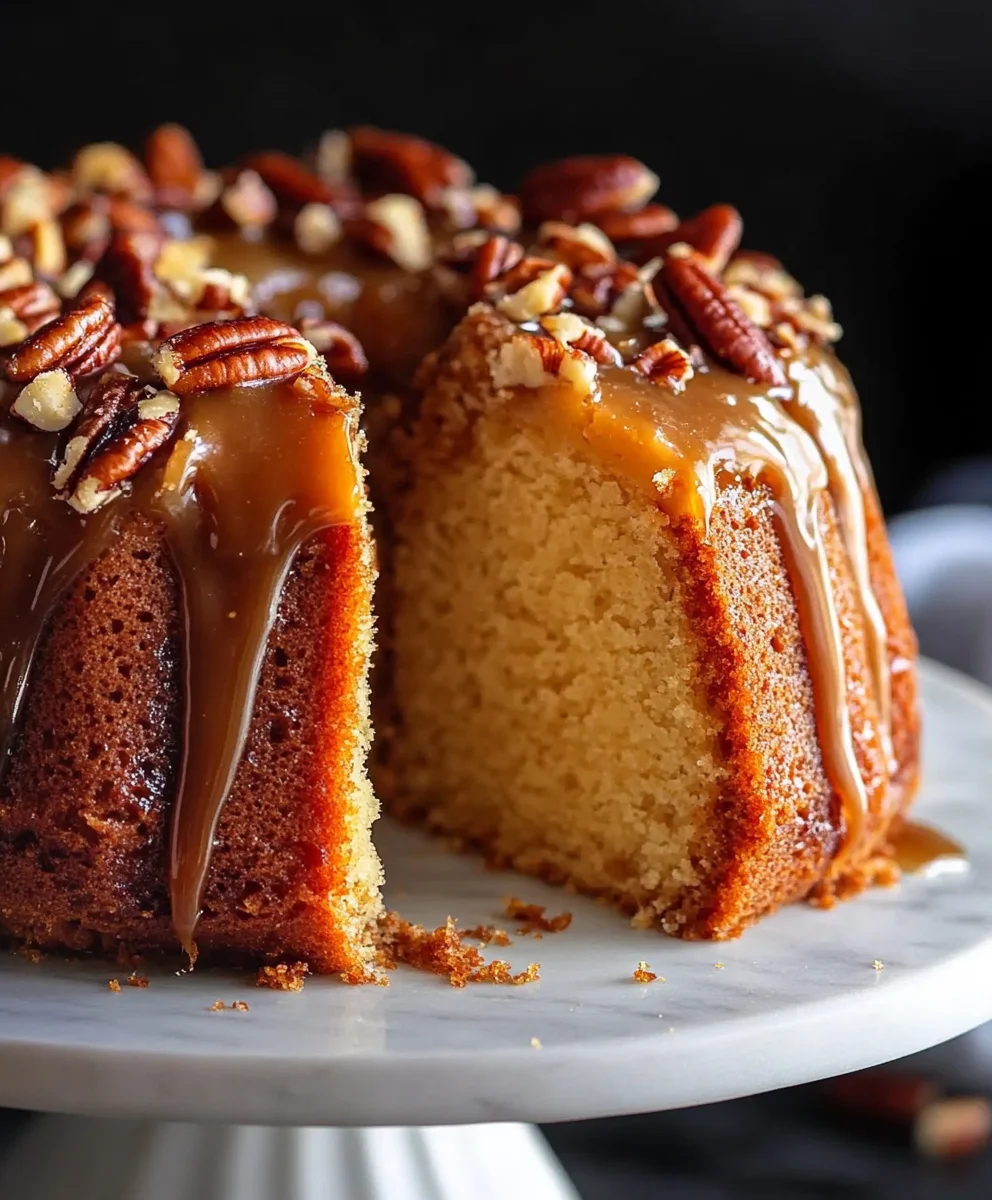 PECAN UPSIDE DOWN BUNDT CAKE RECIPE