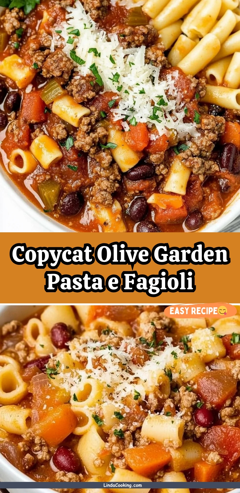 Copycat Olive Garden Pasta e Fagioli