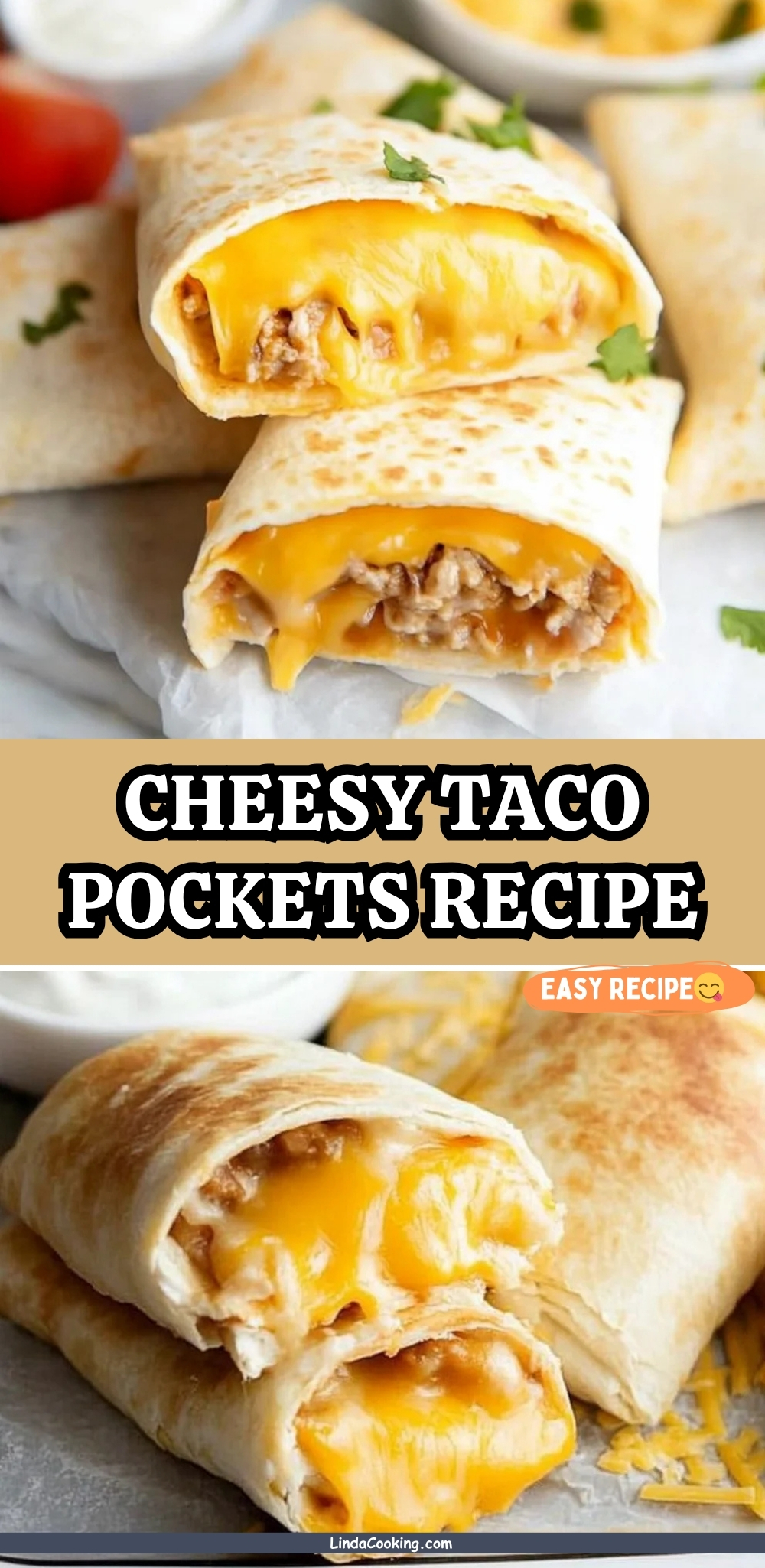 CHEESY TACO POCKETS RECIPE