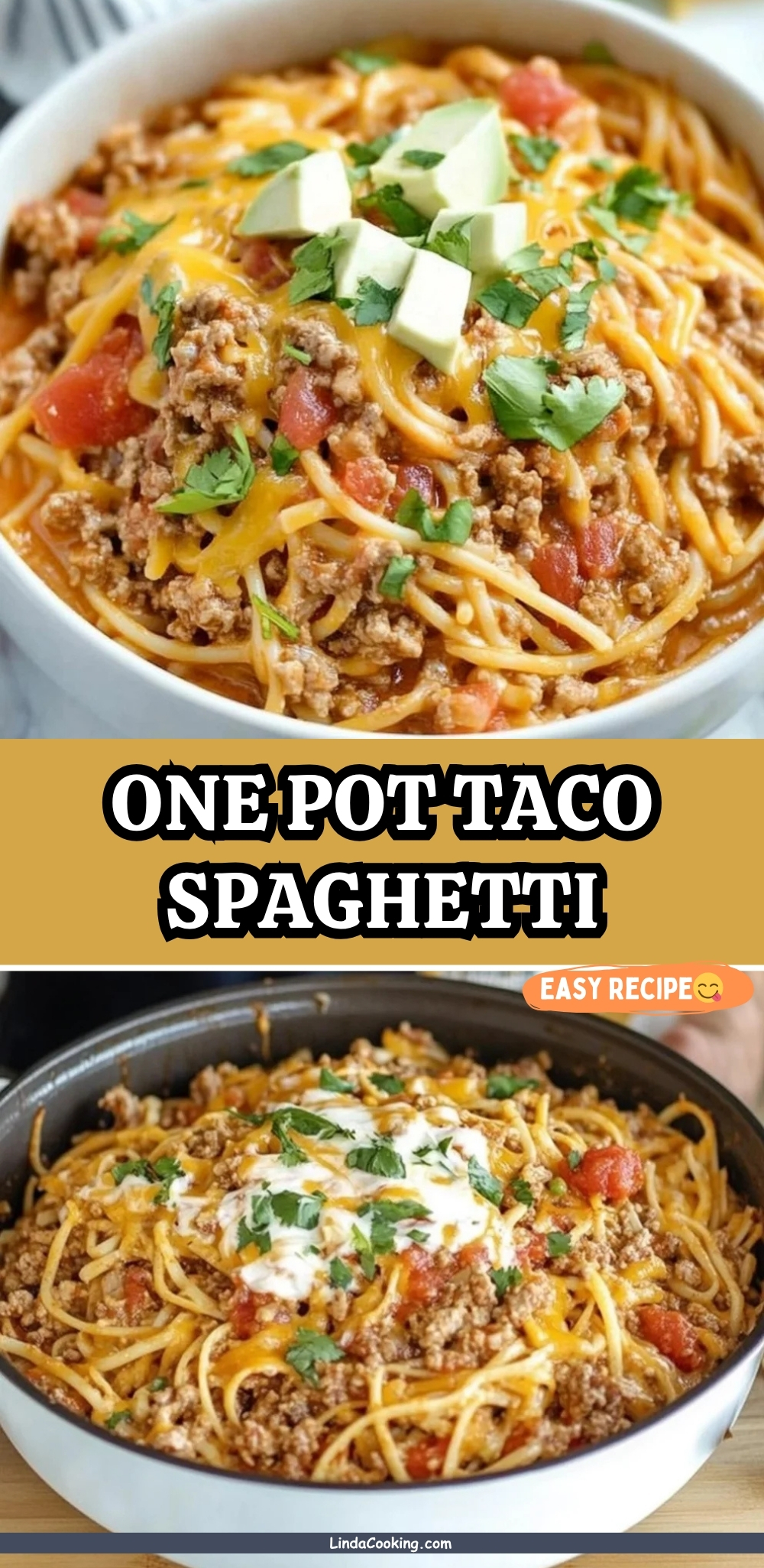 ONE POT TACO SPAGHETTI