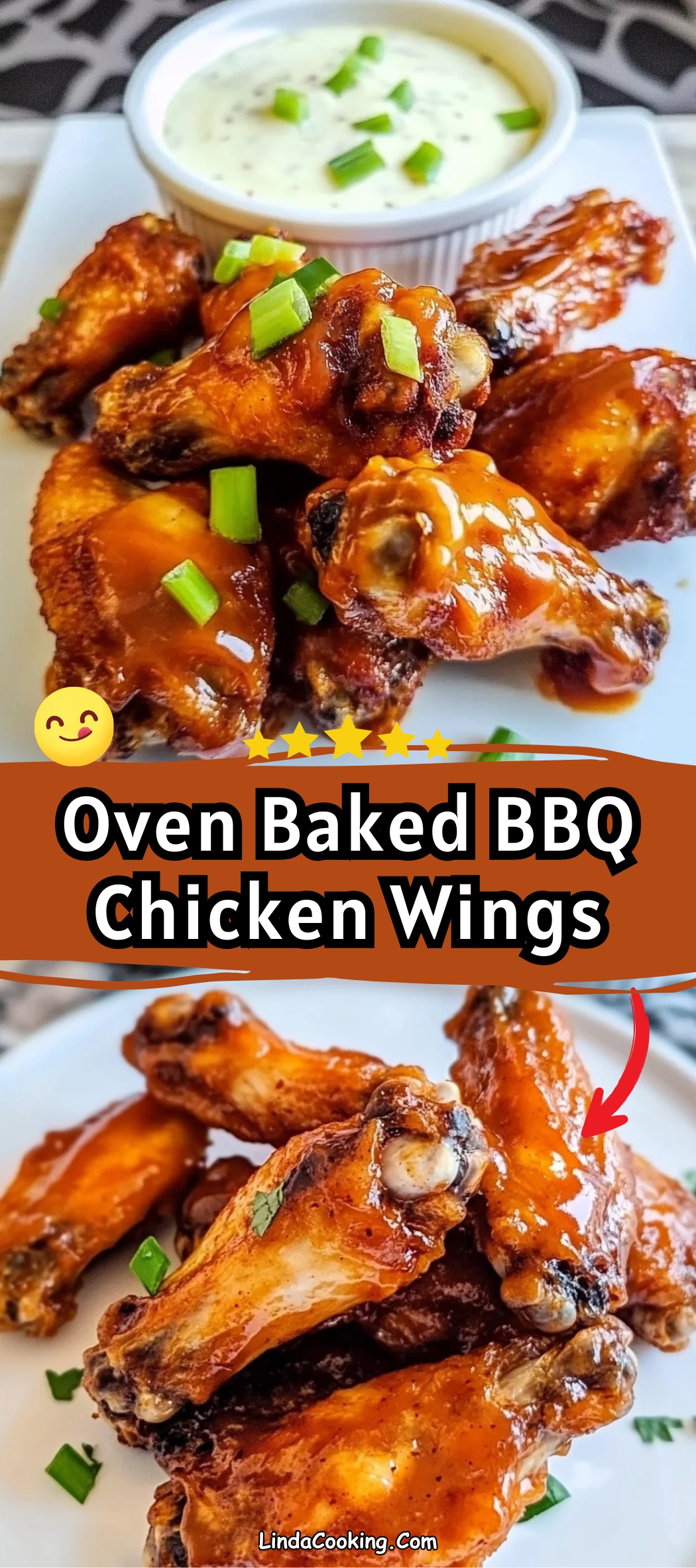 Oven Baked BBQ Chicken Wings