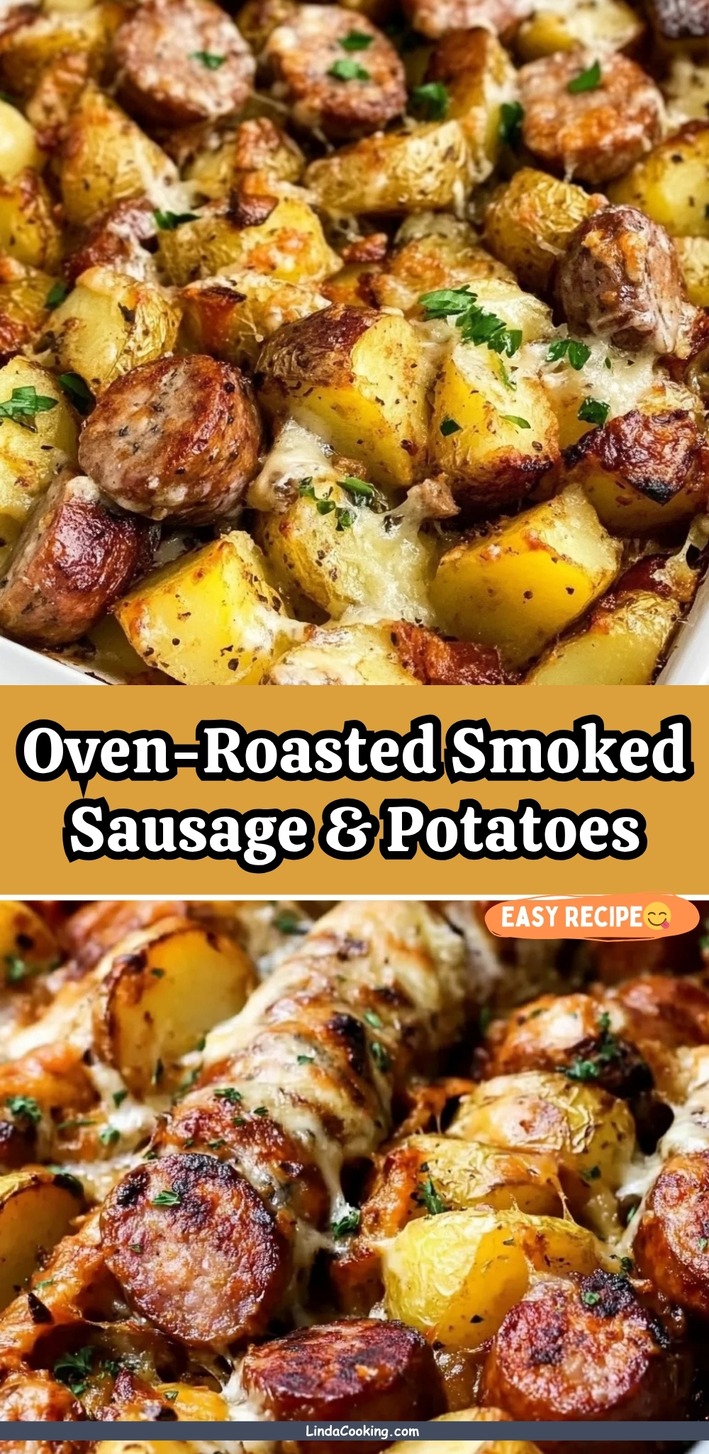 Oven-Roasted Smoked Sausage & Potatoes