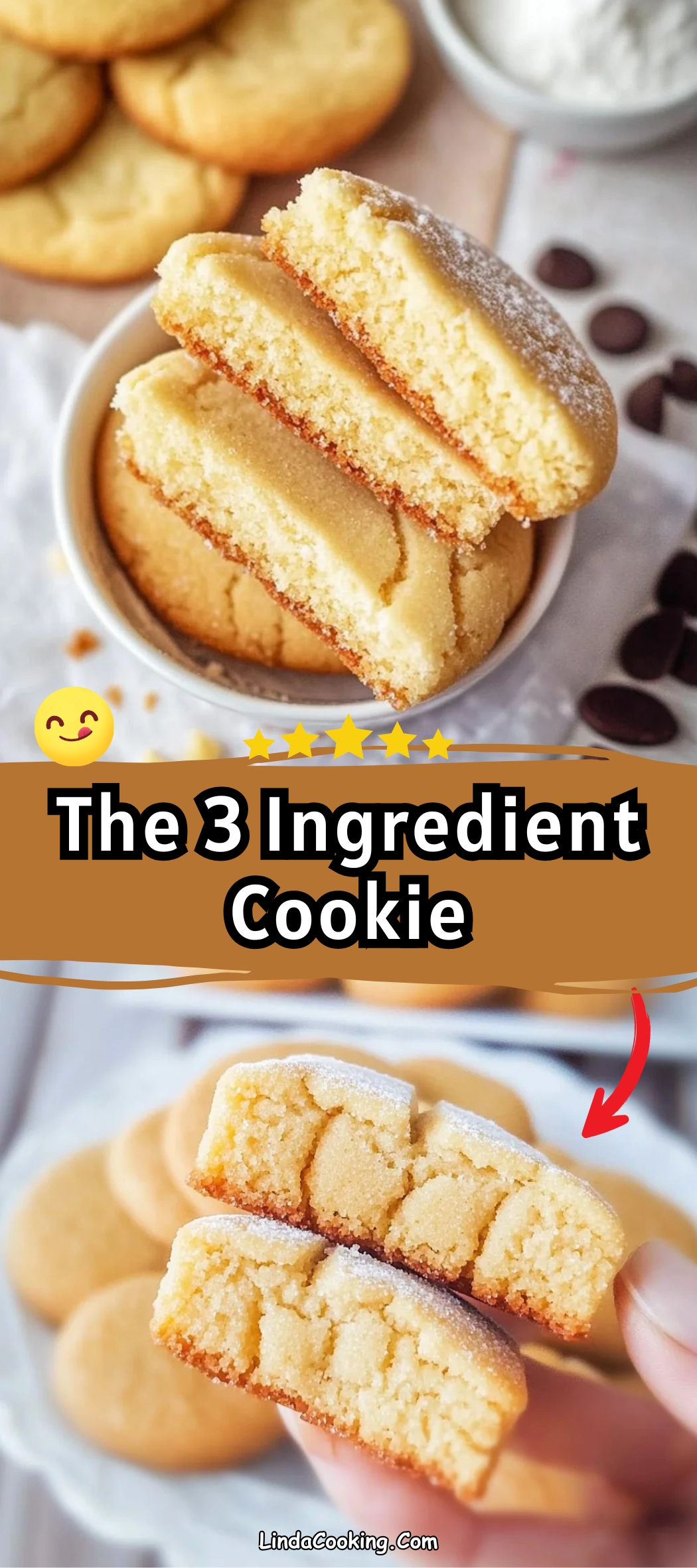 THE 3 INGREDIENT COOKIE