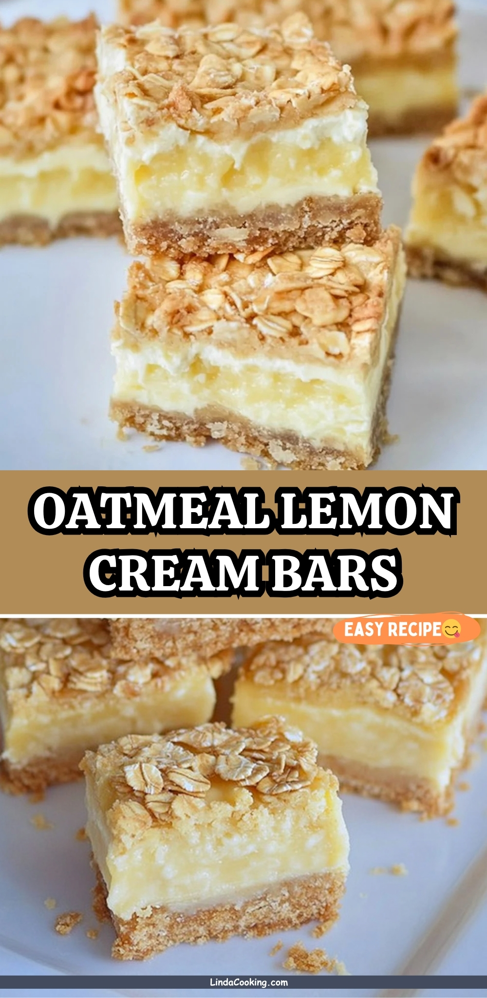 OATMEAL LEMON CREAM BARS