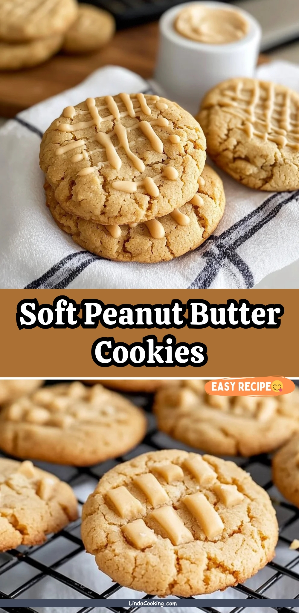 Soft Peanut Butter Cookies