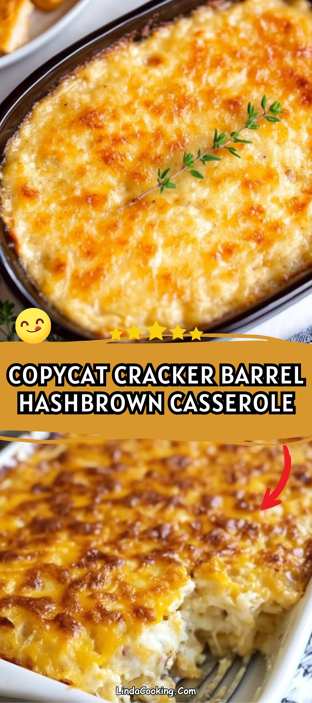 COPYCAT CRACKER BARREL HASHBROWN CASSEROLE