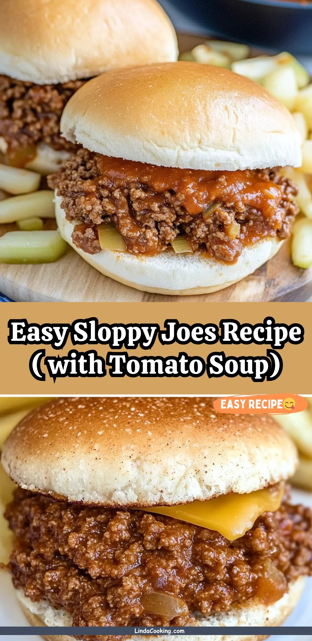 Easy Sloppy Joes Recipe ( with Tomato Soup)