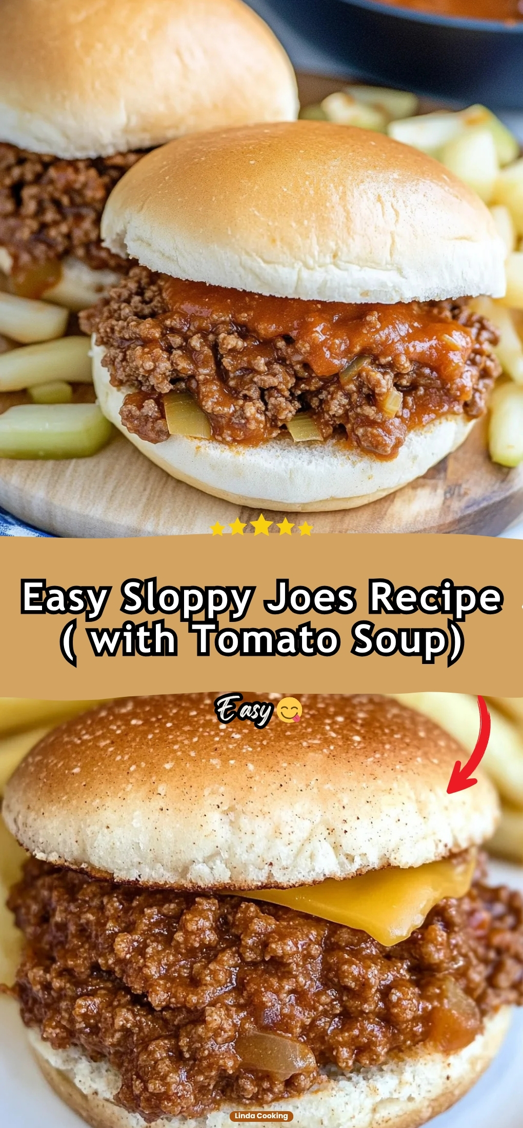 Easy Sloppy Joes Recipe ( with Tomato Soup)