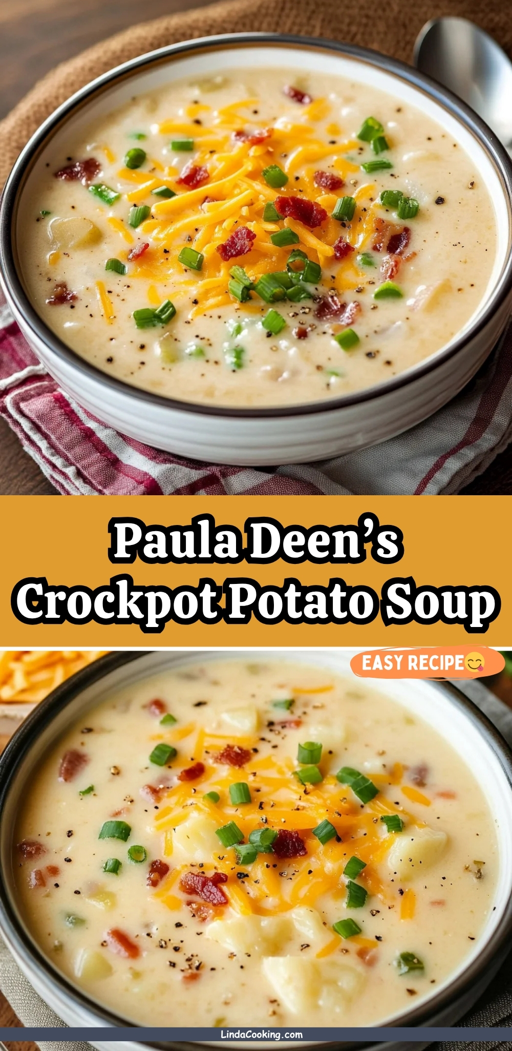 Paula Deen’s Crockpot Potato Soup