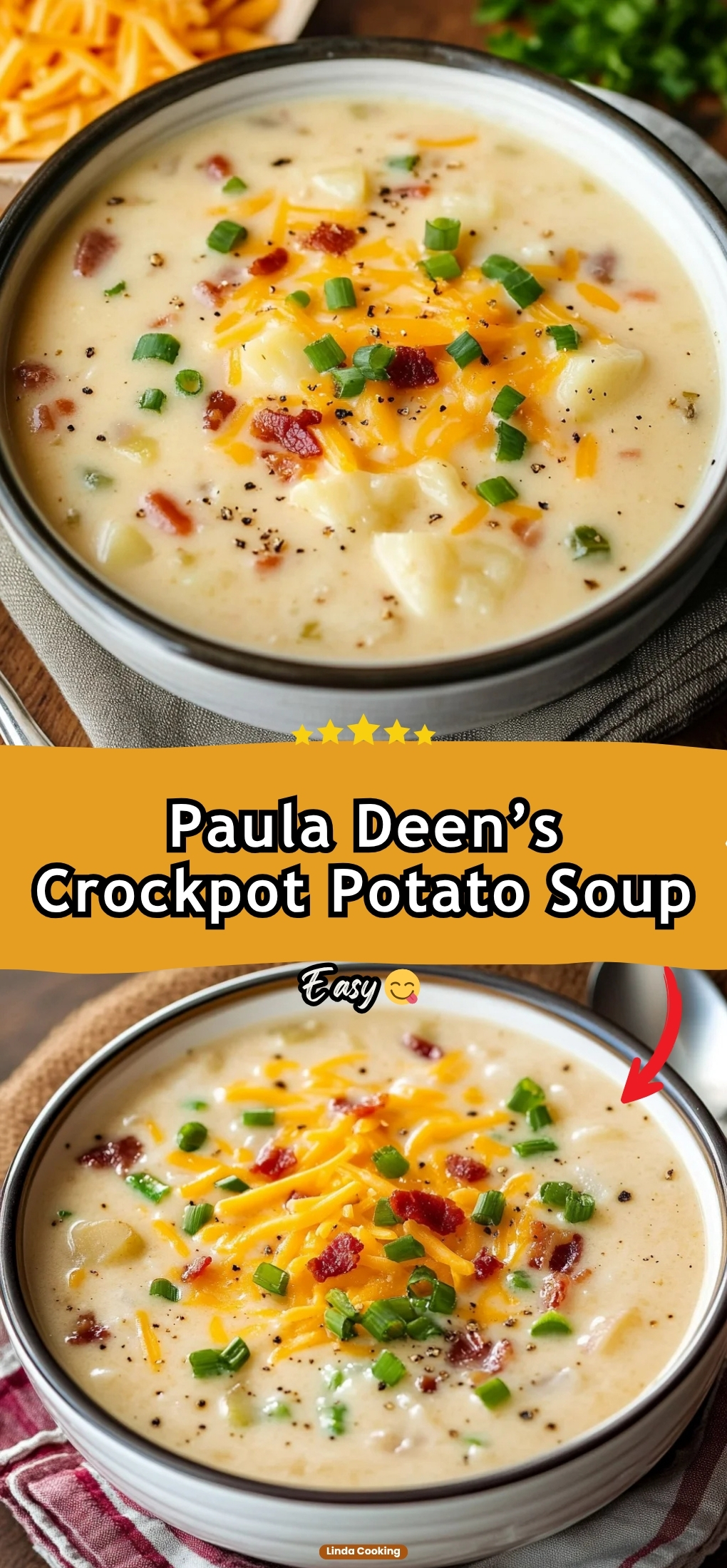 Paula Deen’s Crockpot Potato Soup