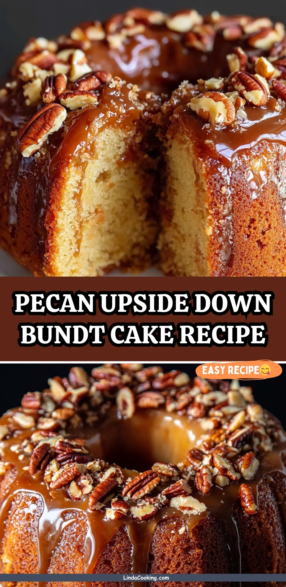PECAN UPSIDE DOWN BUNDT CAKE RECIPE