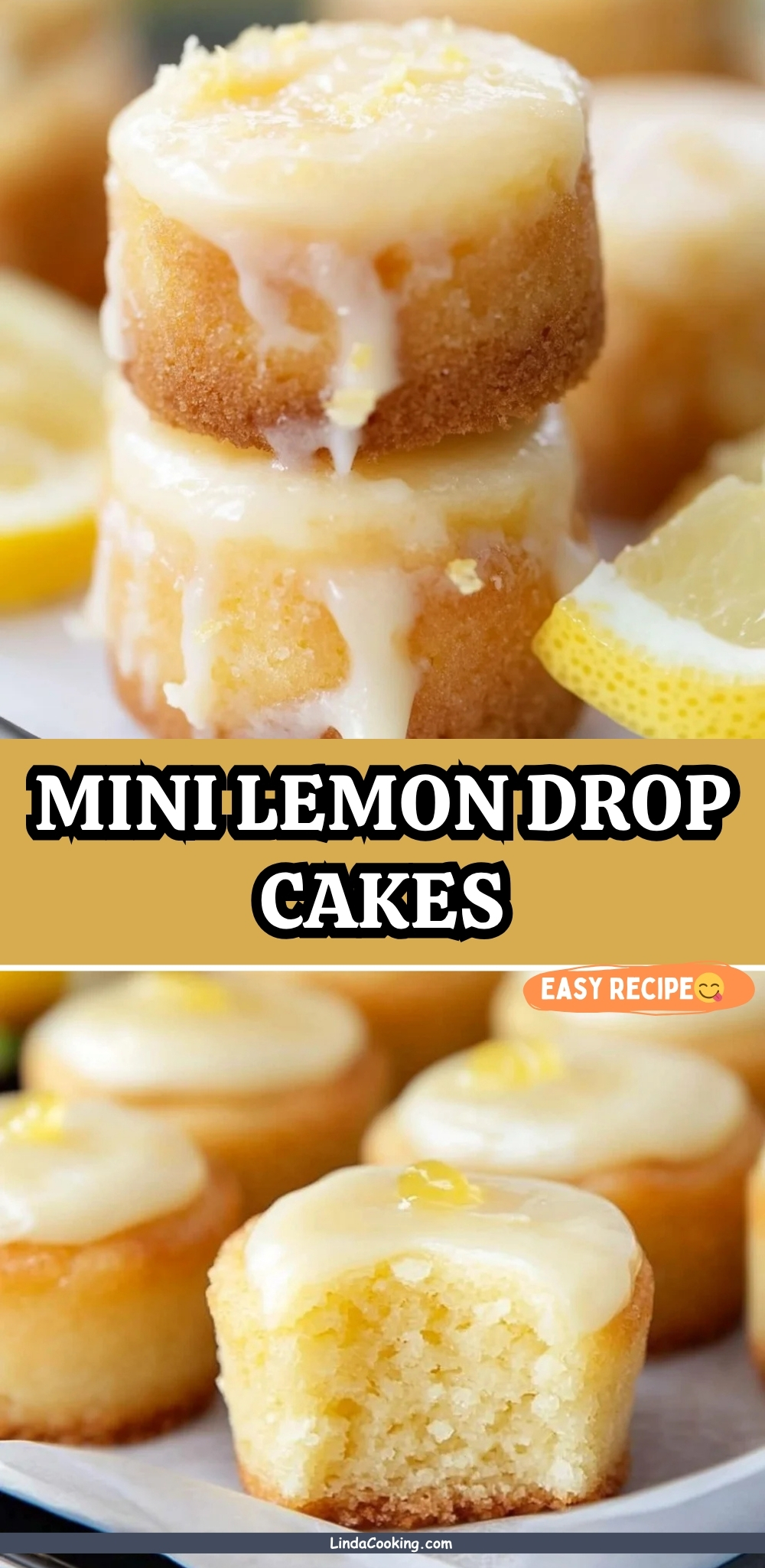 MINI LEMON DROP CAKES