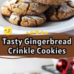 GINGERBREAD CRINKLE COOKIES