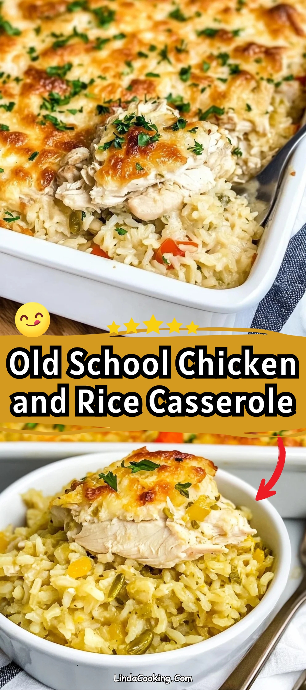 Old School Chicken and Rice Casserole