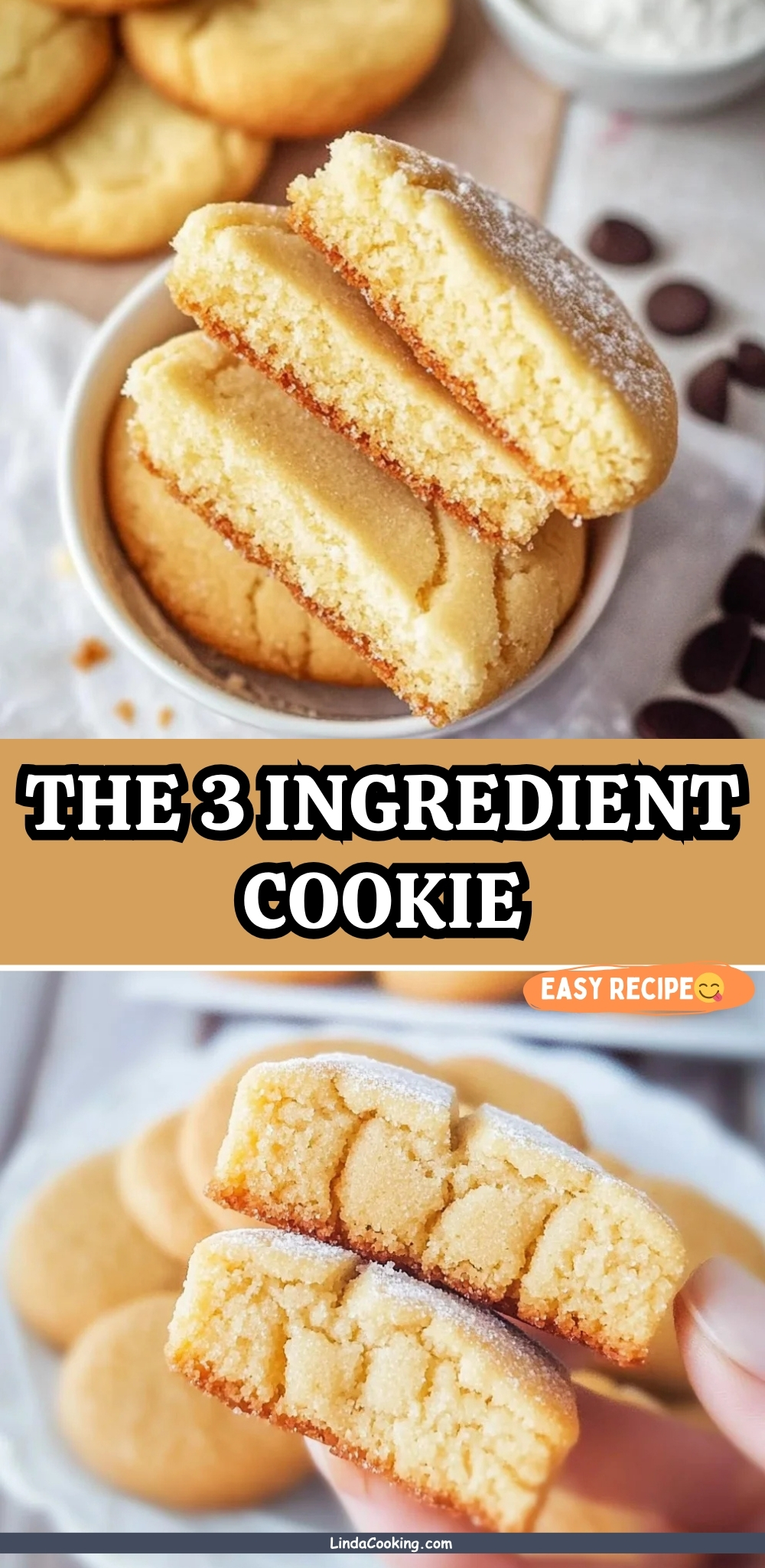 THE 3 INGREDIENT COOKIE