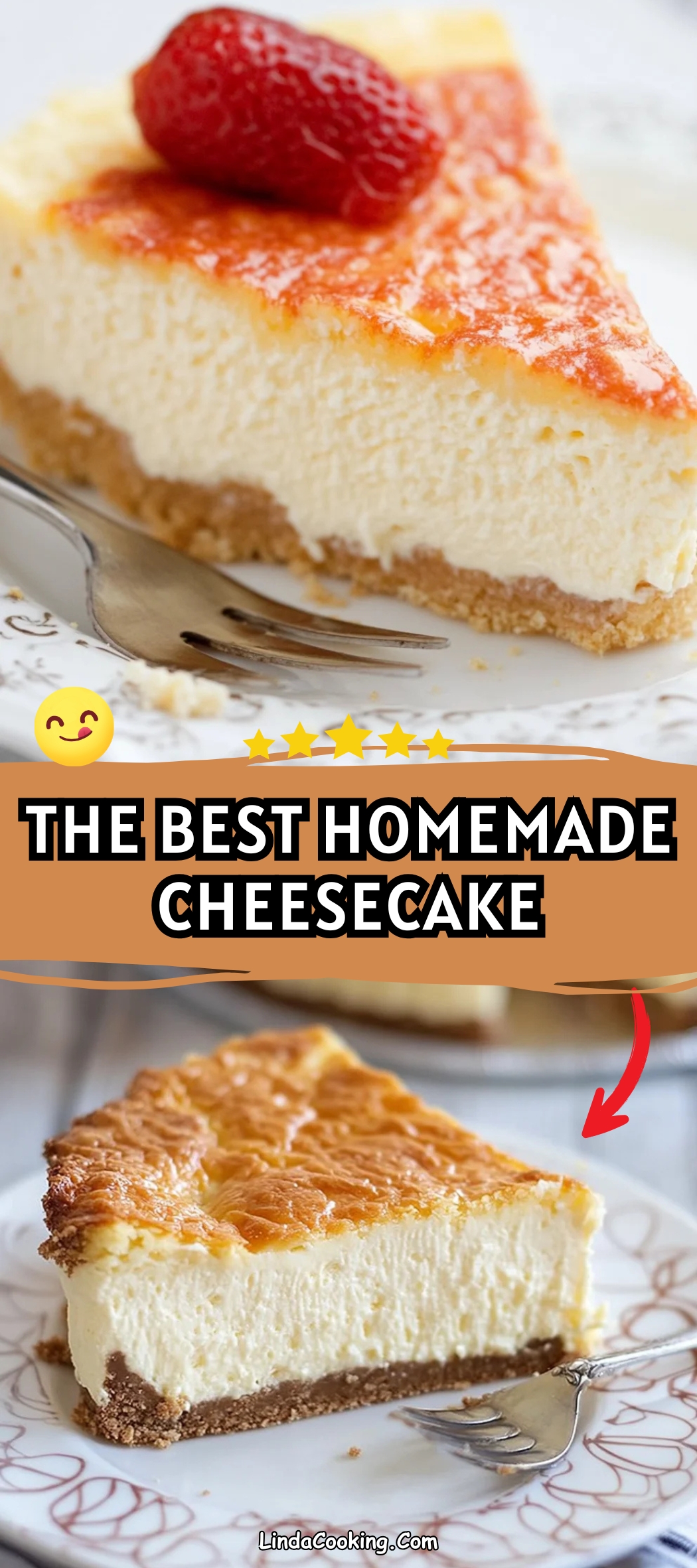 THE BEST HOMEMADE CHEESECAKE