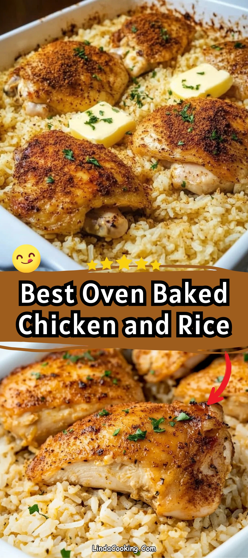 Oven Baked Chicken and Rice