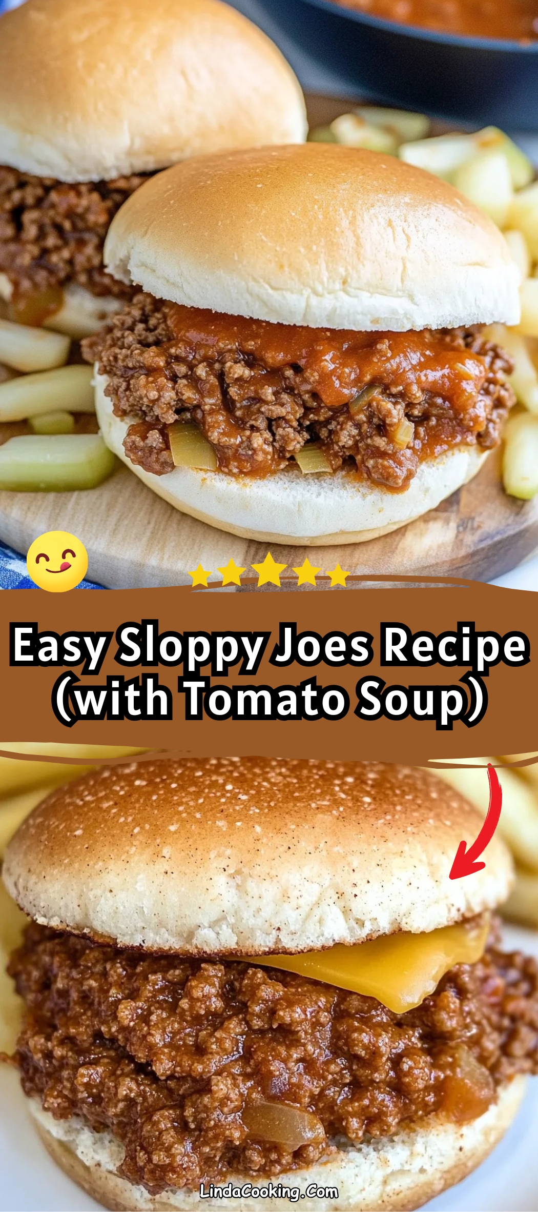 Easy Sloppy Joes Recipe ( with Tomato Soup)