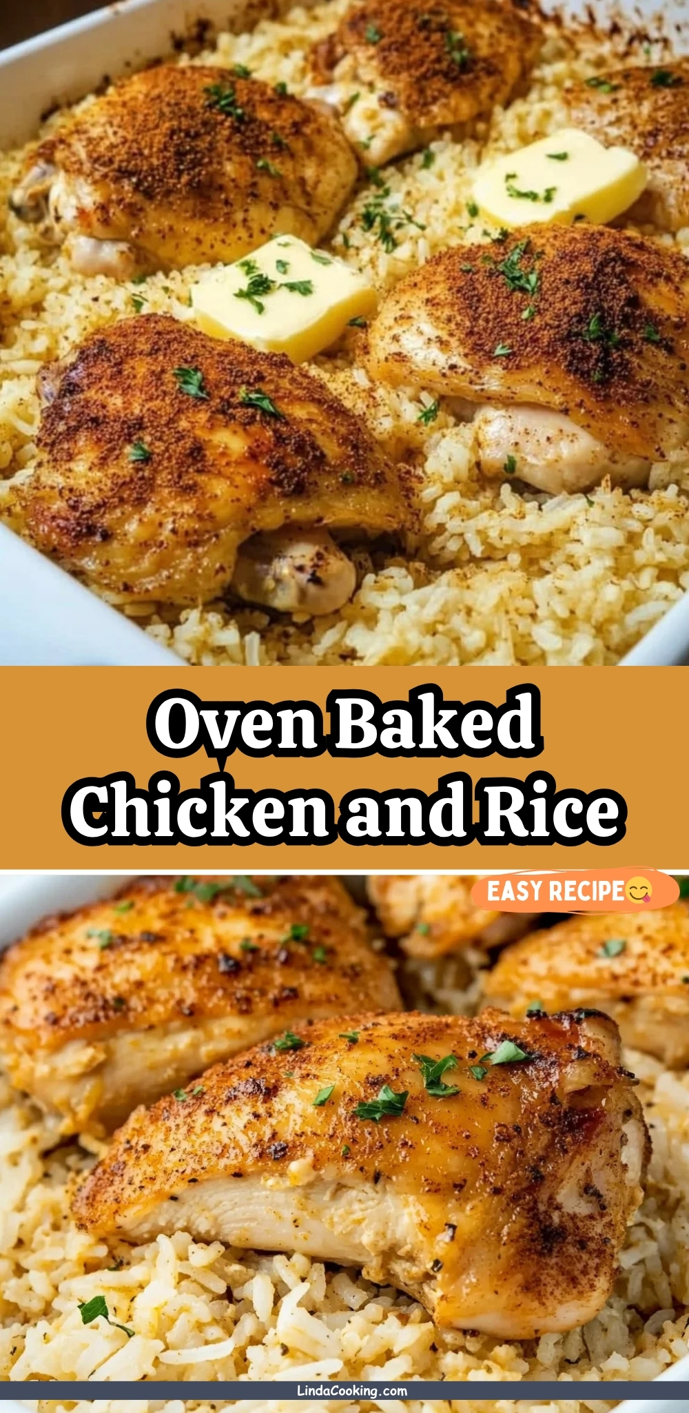 Oven Baked Chicken and Rice