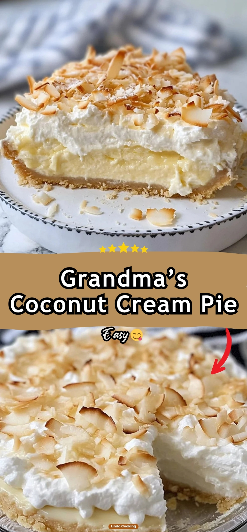 Grandma’s Coconut Cream Pie