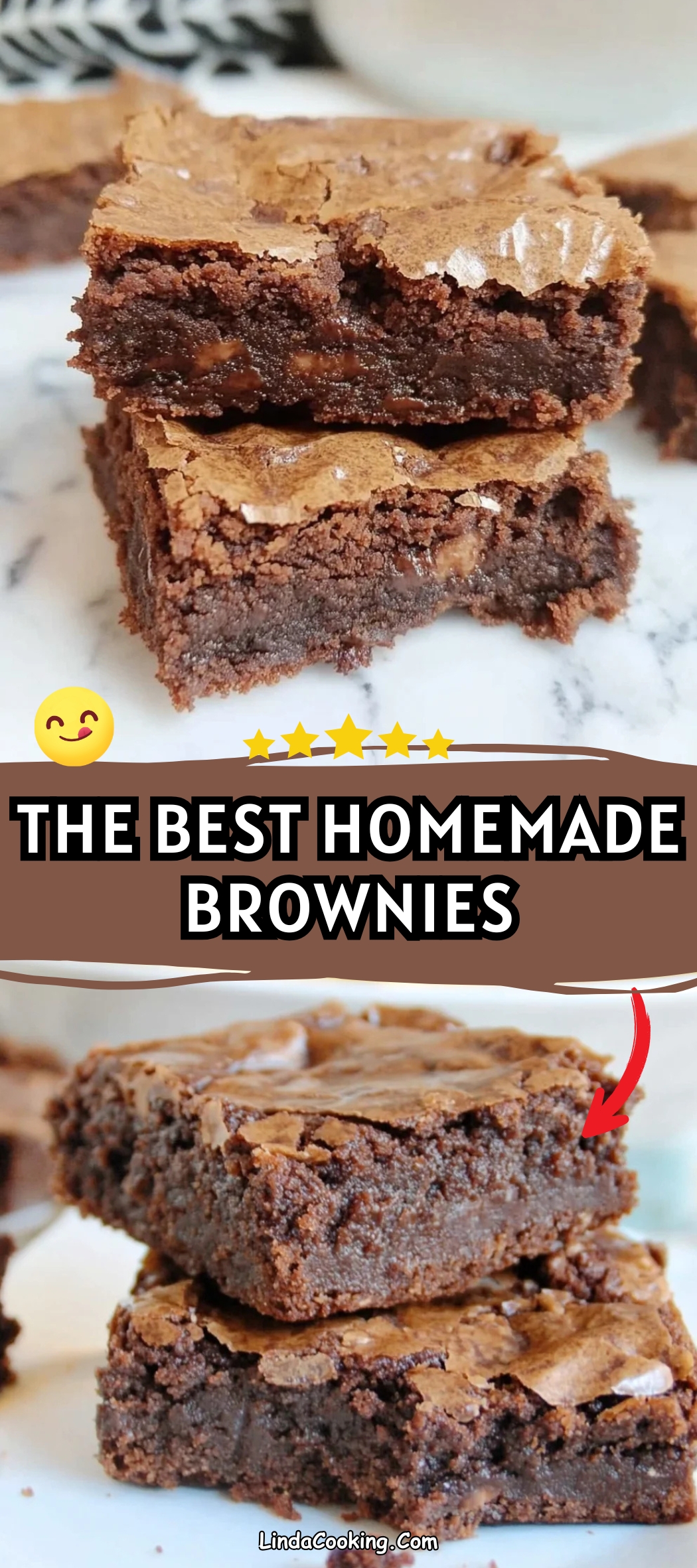 THE BEST HOMEMADE BROWNIES