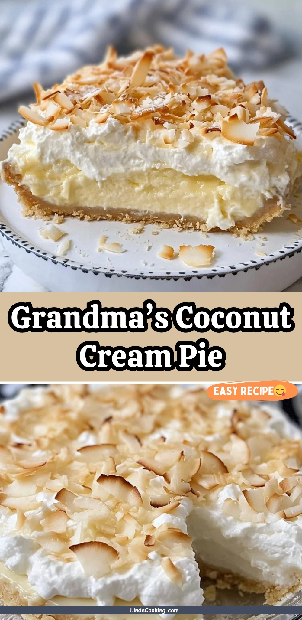 Grandma’s Coconut Cream Pie
