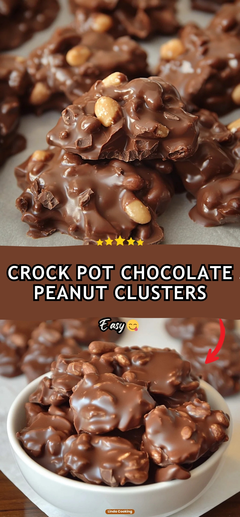 CROCK POT CHOCOLATE PEANUT CLUSTERS