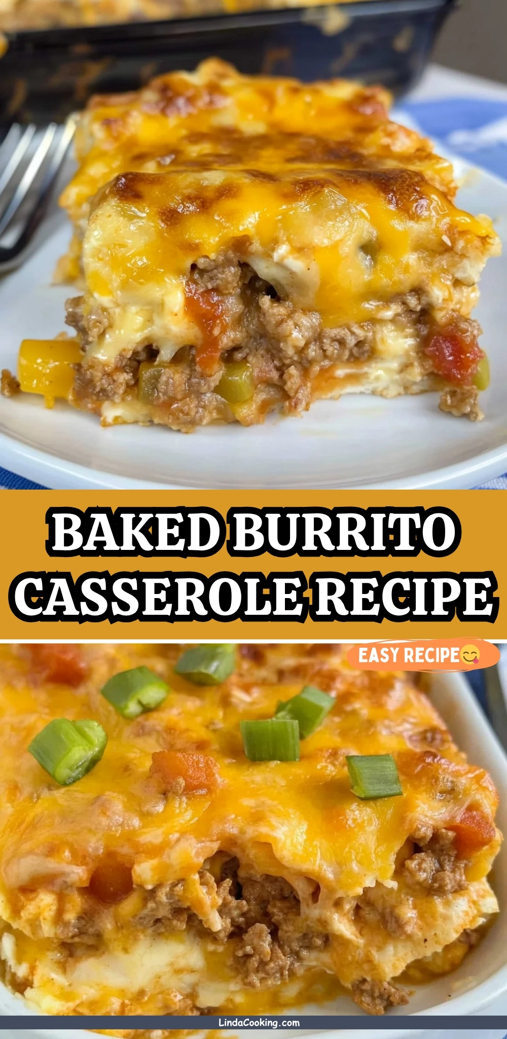 BAKED BURRITO CASSEROLE RECIPE