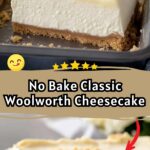 No Bake Classic Woolworth Cheesecake