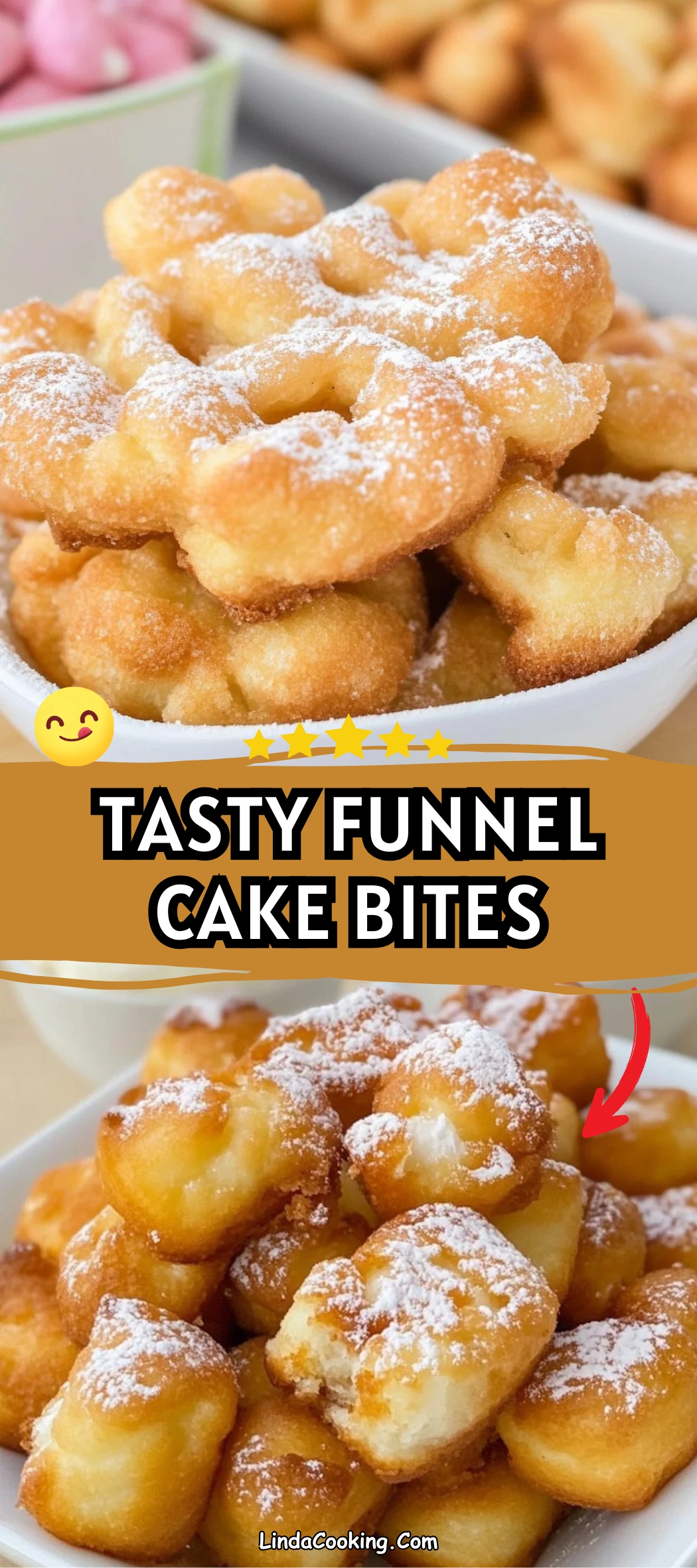 FUNNEL CAKE BITES
