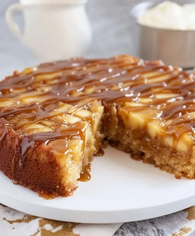 CARAMEL APPLE UPSIDE-DOWN CAKE