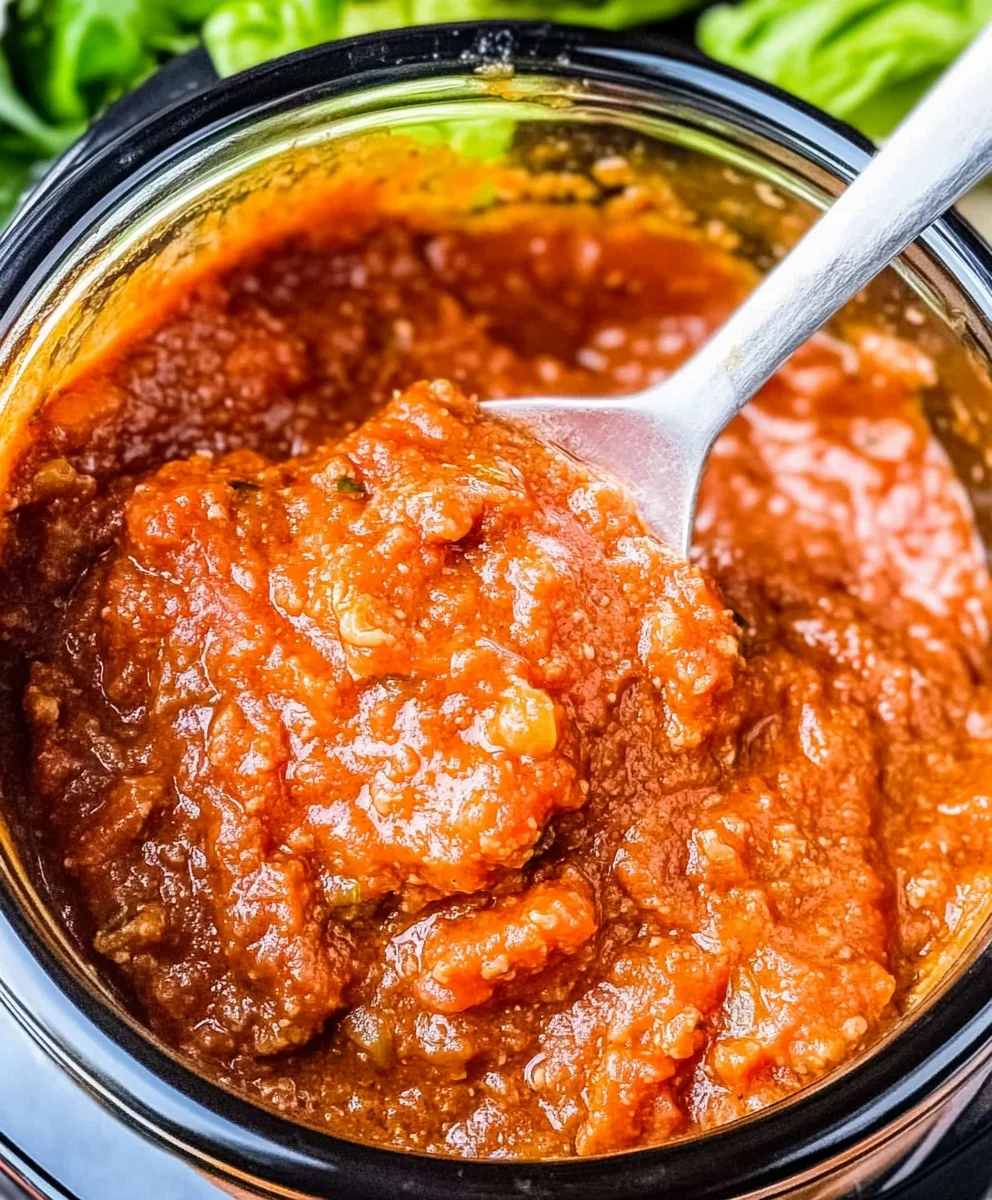 HOMEMADE SPAGHETTI SAUCE
