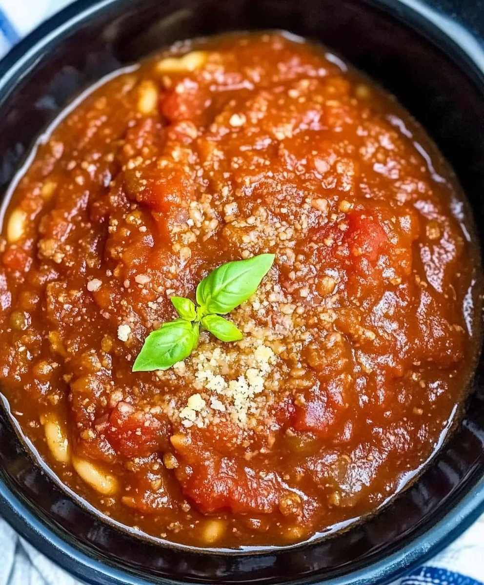 HOMEMADE SPAGHETTI SAUCE