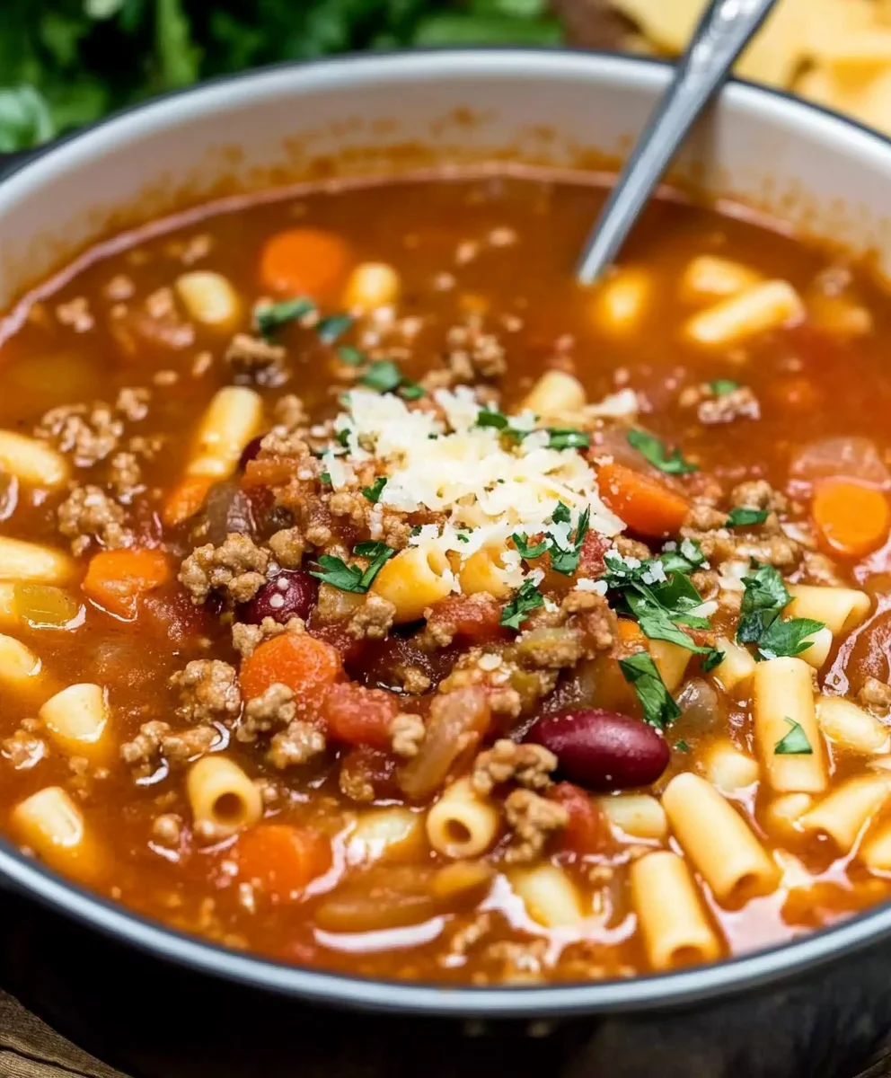 Copycat Olive Garden Pasta e Fagioli
