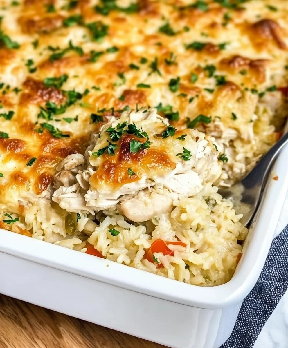 Old School Chicken and Rice Casserole
