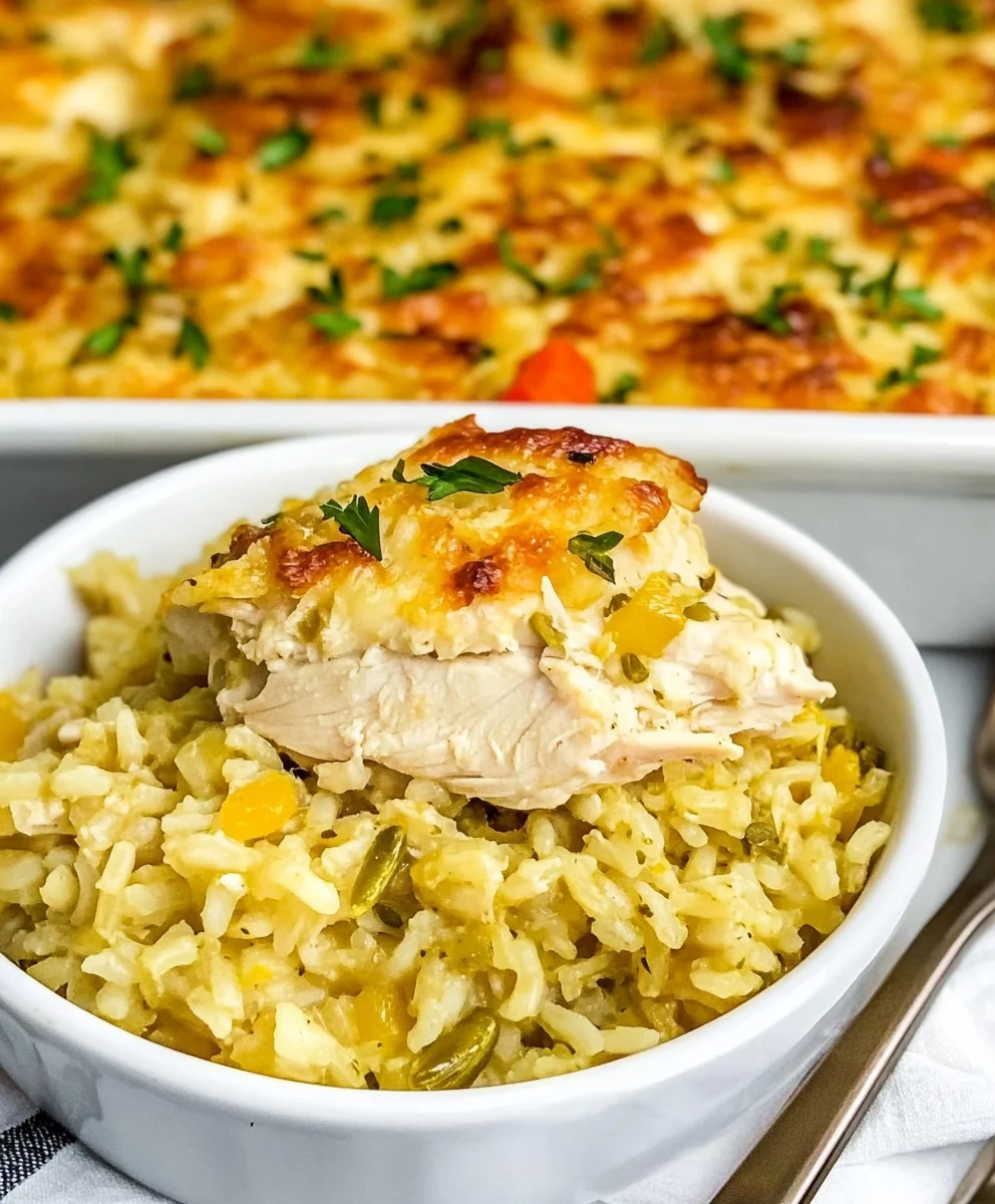 Old School Chicken and Rice Casserole