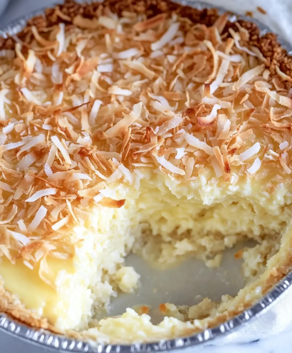 FRENCH COCONUT PIE
