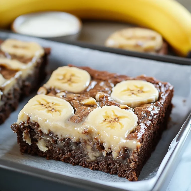 Banana Bread Brownies