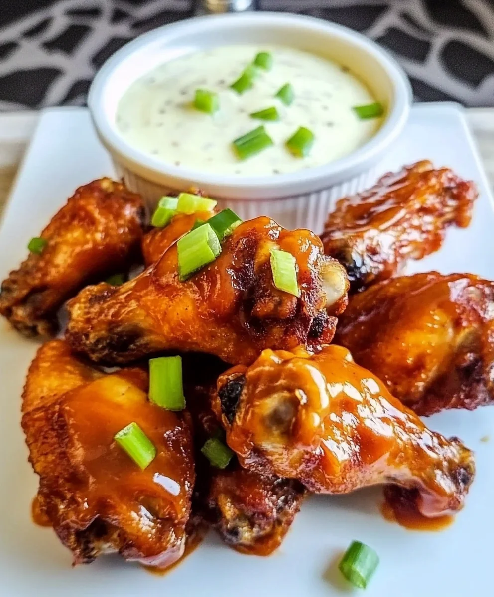 Oven Baked BBQ Chicken Wings