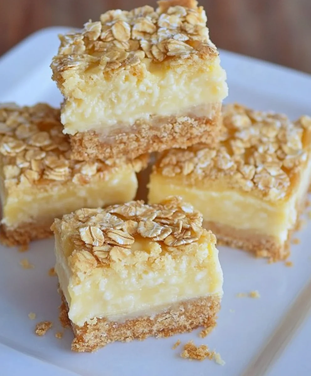OATMEAL LEMON CREAM BARS