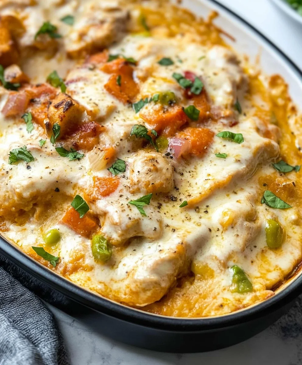 HOW TO MAKE CREAMY CHICKEN BAKE RECIPE