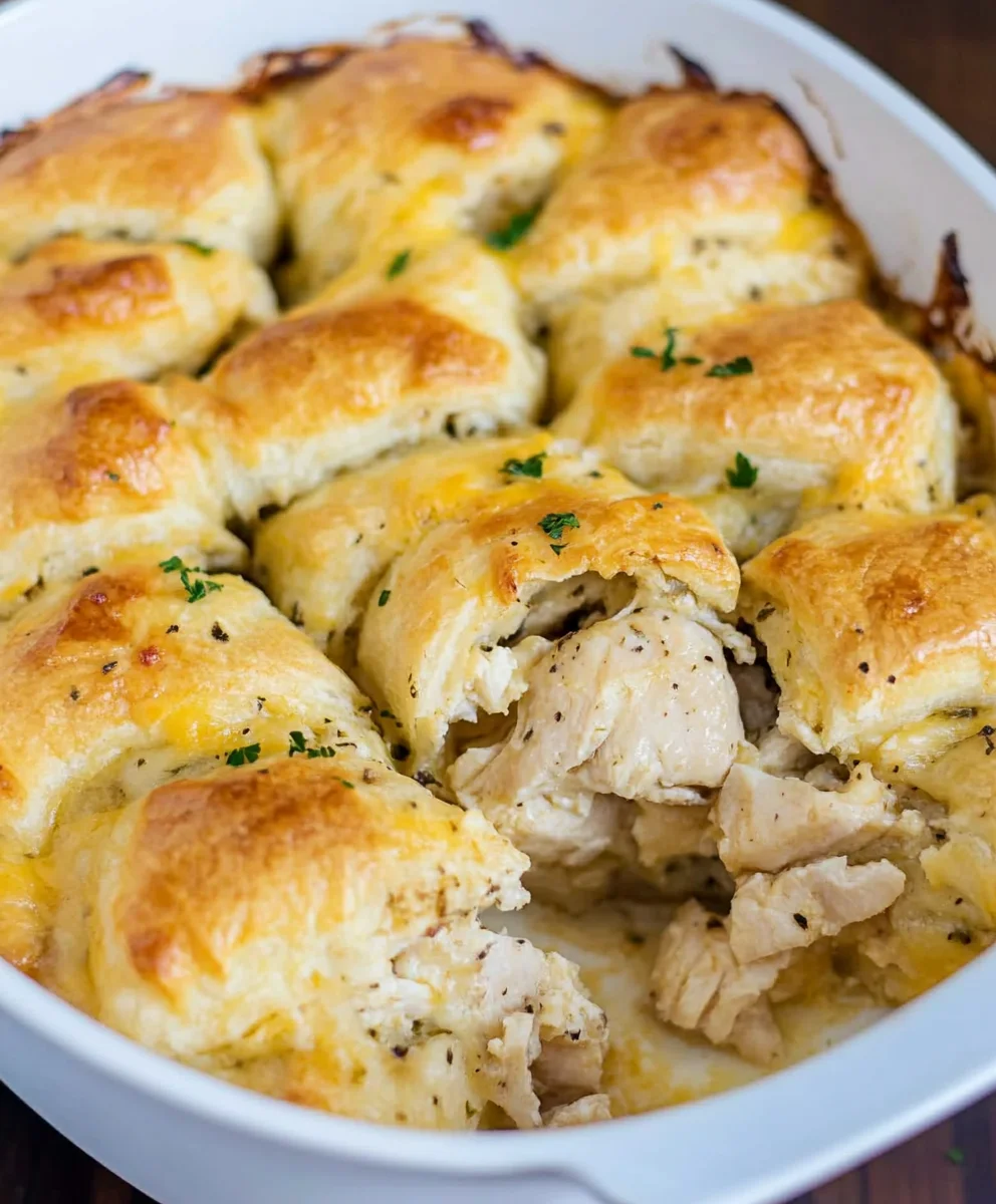 Chicken Crescent Roll Casserole