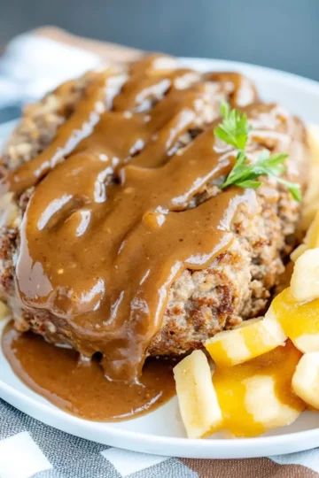 No Ketchup Brown Gravy Meatloaf Recipe