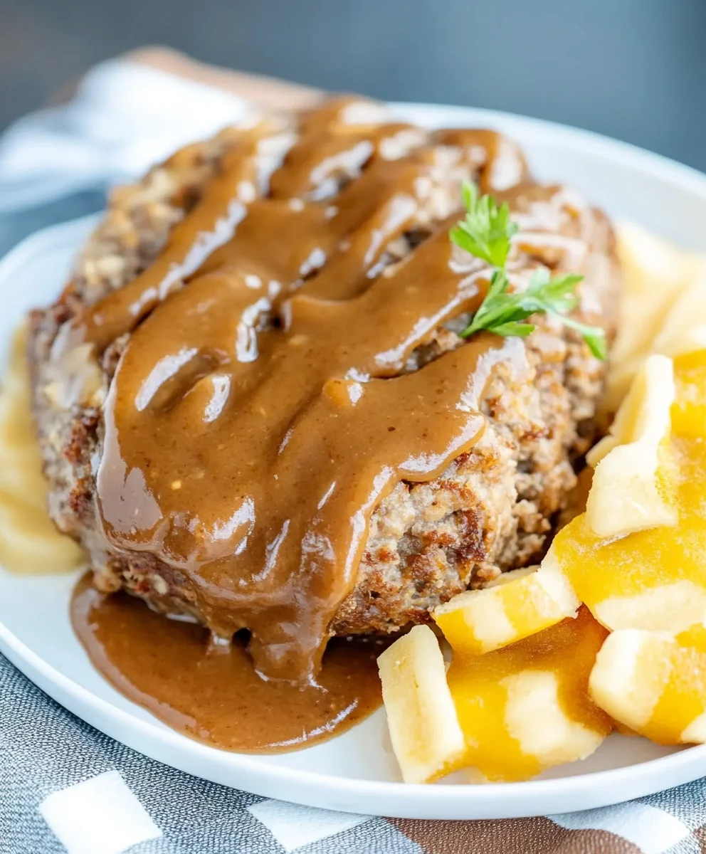 No Ketchup Brown Gravy Meatloaf Recipe
