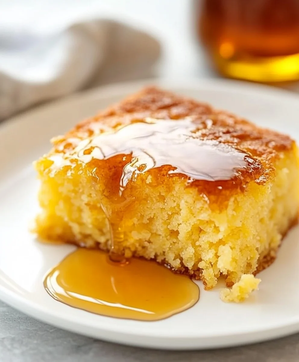 Sweet and Moist Honey Cornbread Recipe