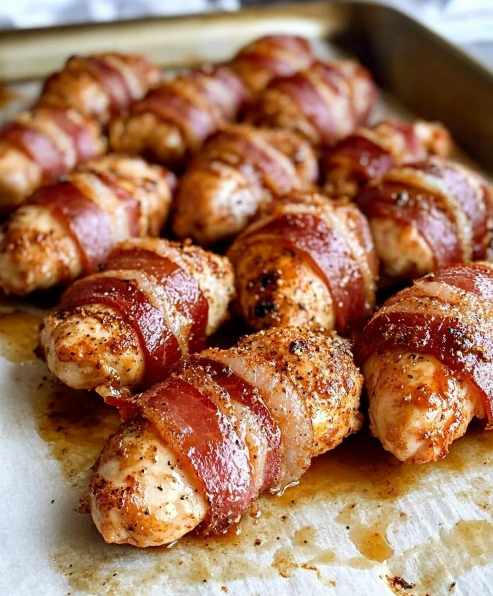 BACON-WRAPPED CHICKEN TENDERS