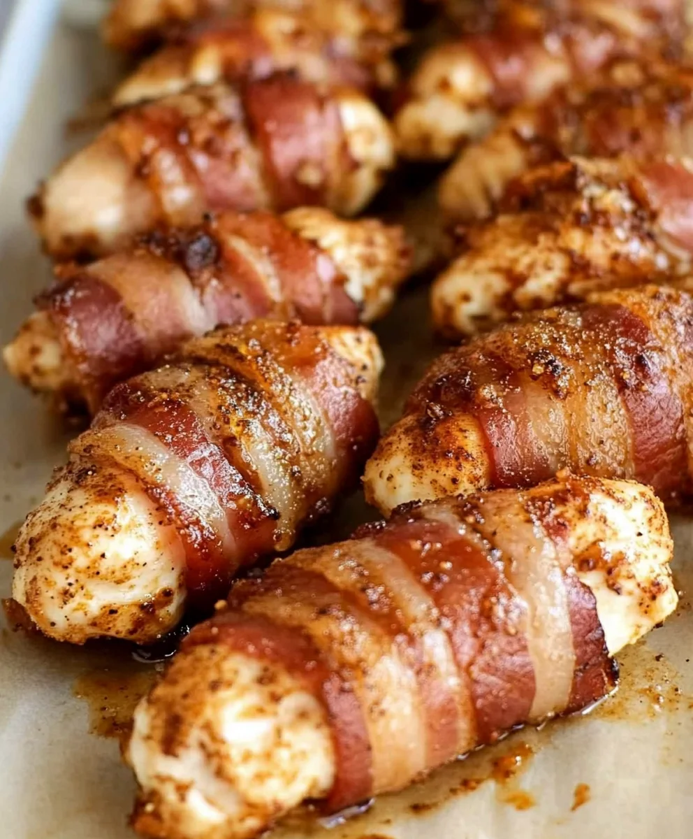 BACON-WRAPPED CHICKEN TENDERS