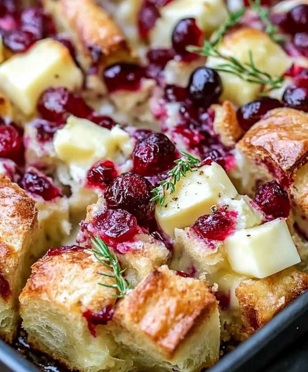 Cranberry Brie Pull Apart Bread Recipe
