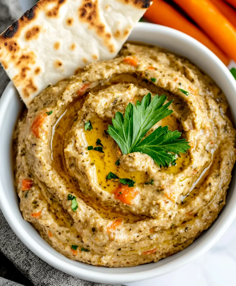 Easy Baba Ganoush (Eggplant Dip)